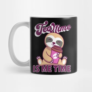 Tea Time is Me Time Sloth with Cup Mug